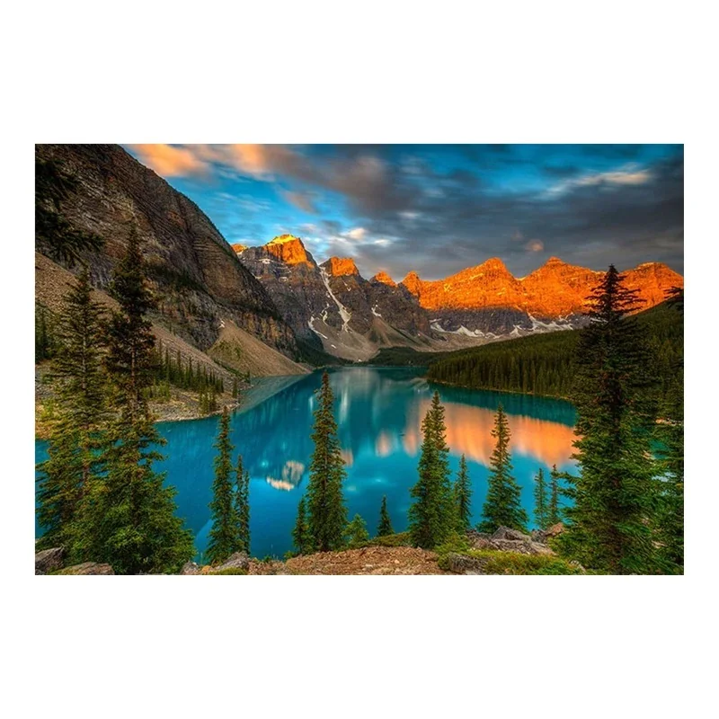 Картина на холсте для гостиной рамка 1 шт. Moraine Lake картина настенное искусство