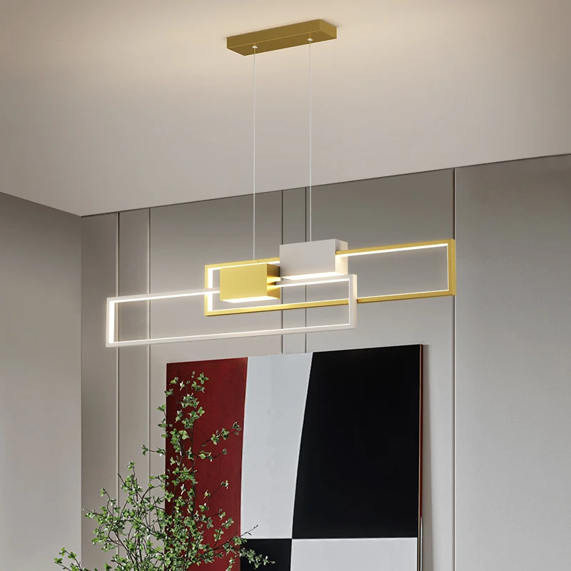 Modern Simple Style Design LED Chandelier For Dining Room Kitchen Living Bedroom Ceiling Pendant Lamp Remote Control Light |
