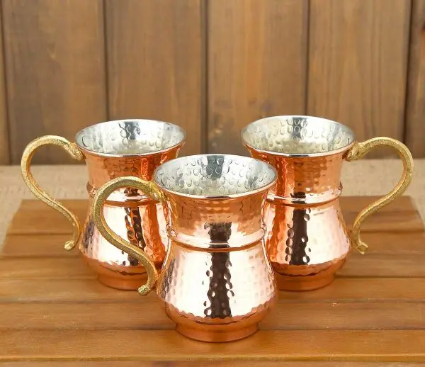 

Copper Drink Water Buttermilk Coffee Tea Cup Mug Tankard Christmas Coffee Cup Tea Mug Handmade Home Kitchen Decoration Drinkwar