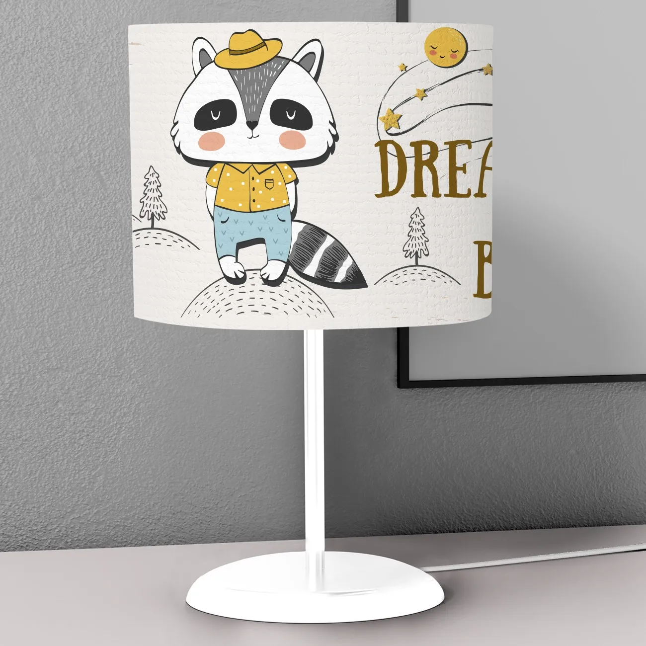 

Desk Lamps Decoration Table Night Lights Control For Baby Bedroom Bedside Lampshade Light Model 089