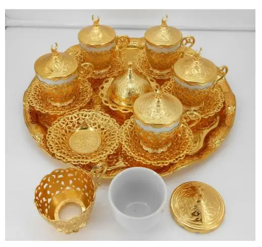 Оригинальный дизайн ручной работы турецкий греческий арабский кофе набор