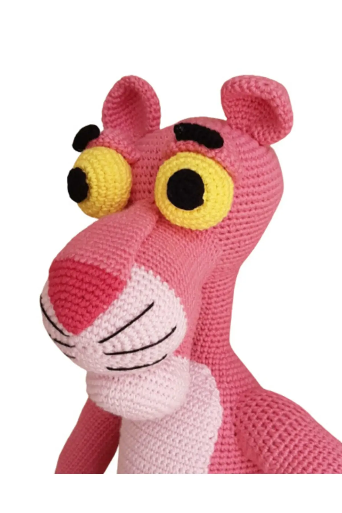 

Pink Panther Amigurumi Sleeping Companion Plush