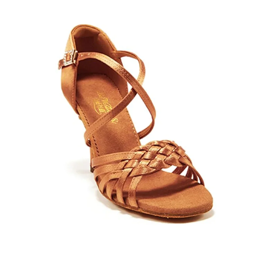 Women Ballroom Dance Shoes Girls Latin Modern Tango Salsa Dance Shoes Ladies High Heel Soft Bottom Dance Shoes Hot Selling