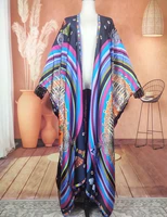 bohemian fashion women%e2%80%98s summer beach swimwear kimonos 2022 multicolor causal open front long cardigans for lady