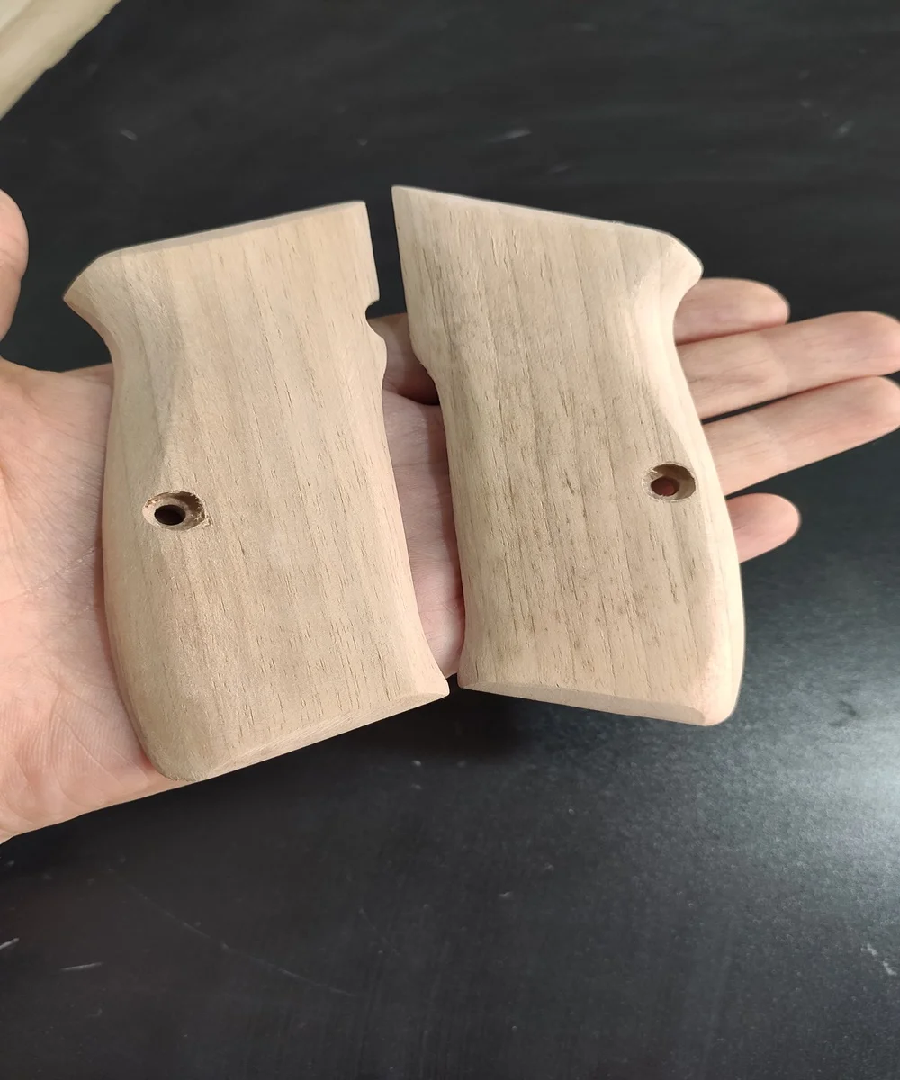 Ручка и чехол для CZ-75 на заказ Лазерная резка древесины инкрустацией Цанги Gun