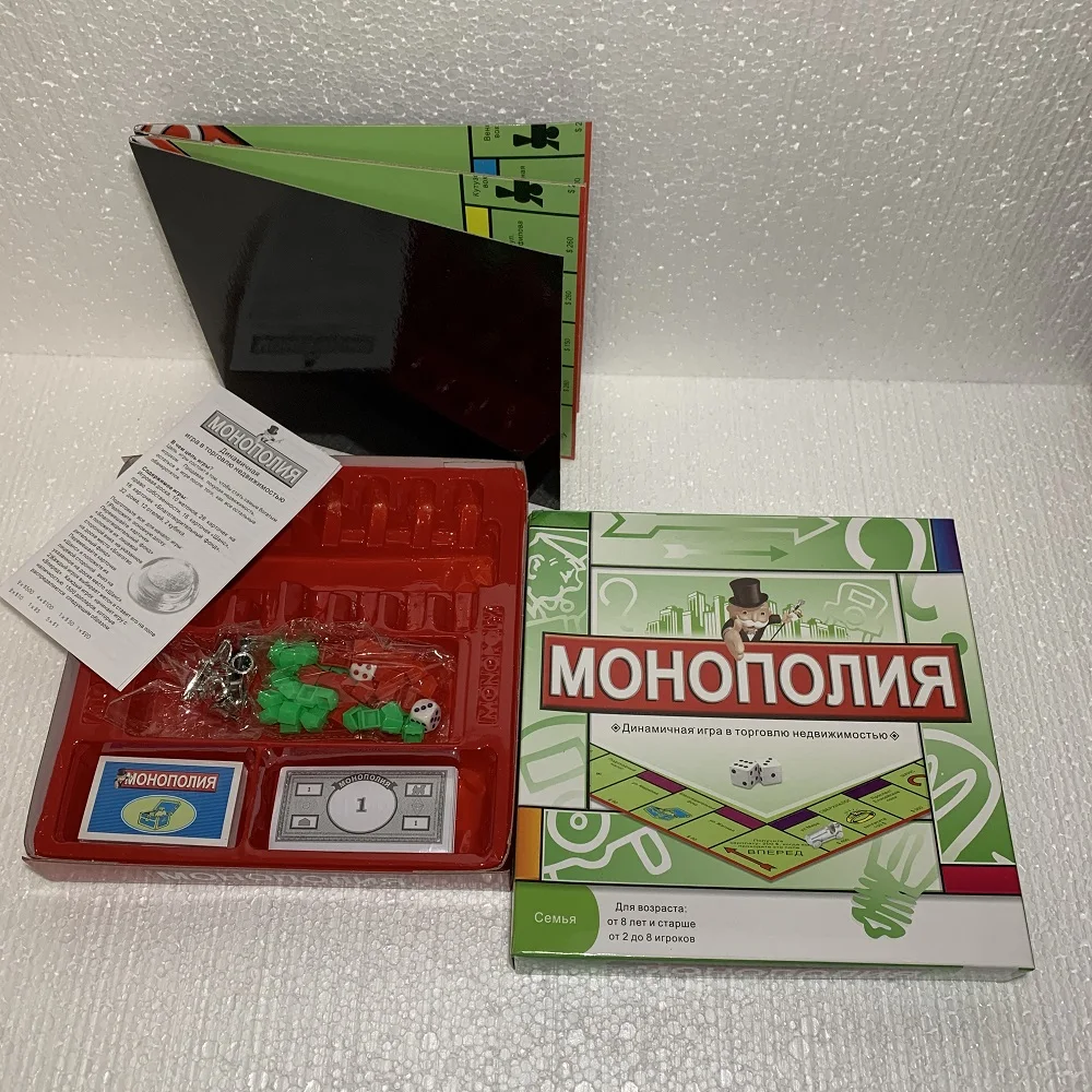 Монополия на русском языке классическая Семья настольная игра | Игрушки и хобби