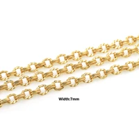 gold helix twist twist chain flat wire chic chain suitable for diy jewelry making supplies wholesale bulk bulk