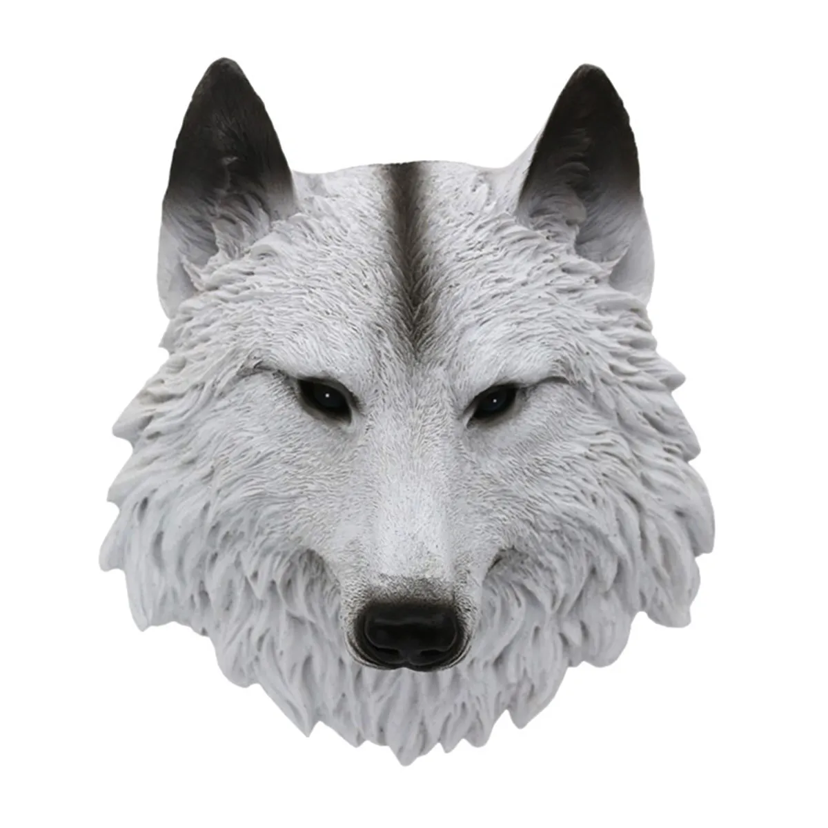 

Animal Head Wall White Wolf Wall Decor Wall Statue Home Decor