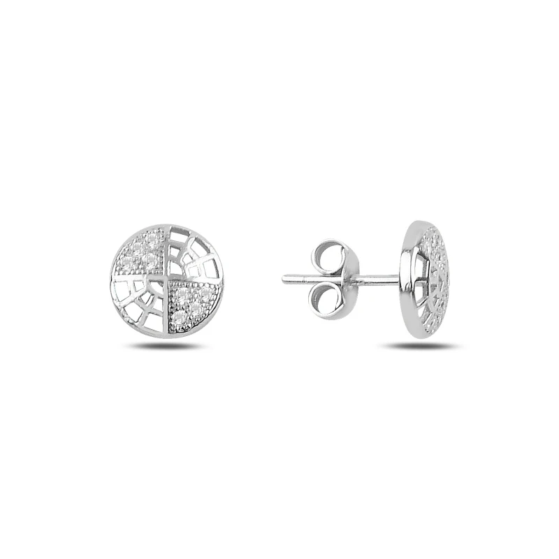 

Серебряные 925 пробы Серьги с цирконием