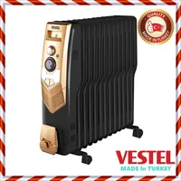 Vestel R 13000 TURBO black radiator heating oil heater 13 now big and very comforted electric heater 220V
