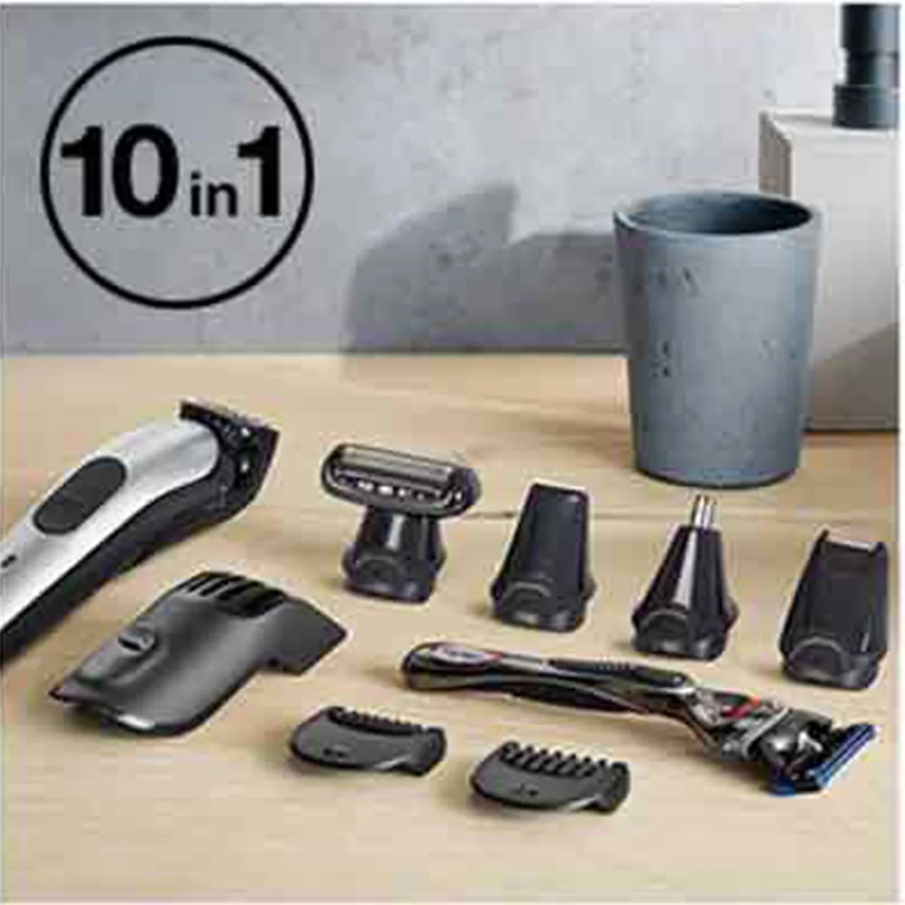 Набор триммеров для бороды и волос Braun MGK 7221 10 в 1 набор Gilletfe fuida 5 ProGlide 4 расчески все