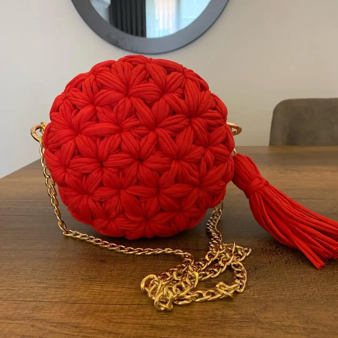 2022 женская с круглым плечевым ремнем кисточкой