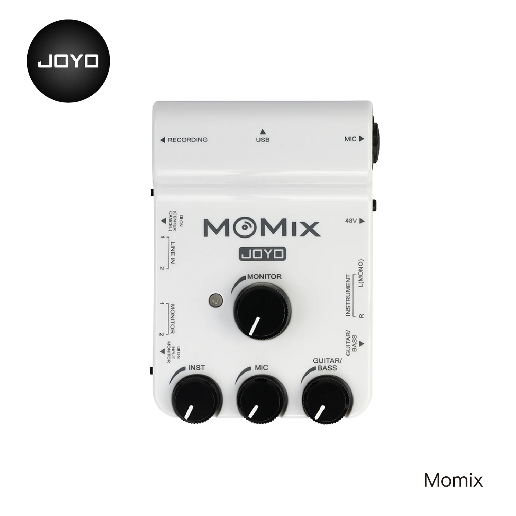 Микшер JOYO с USB аудио интерфейсом портативный аудиомиксер MOMIX профессиональный