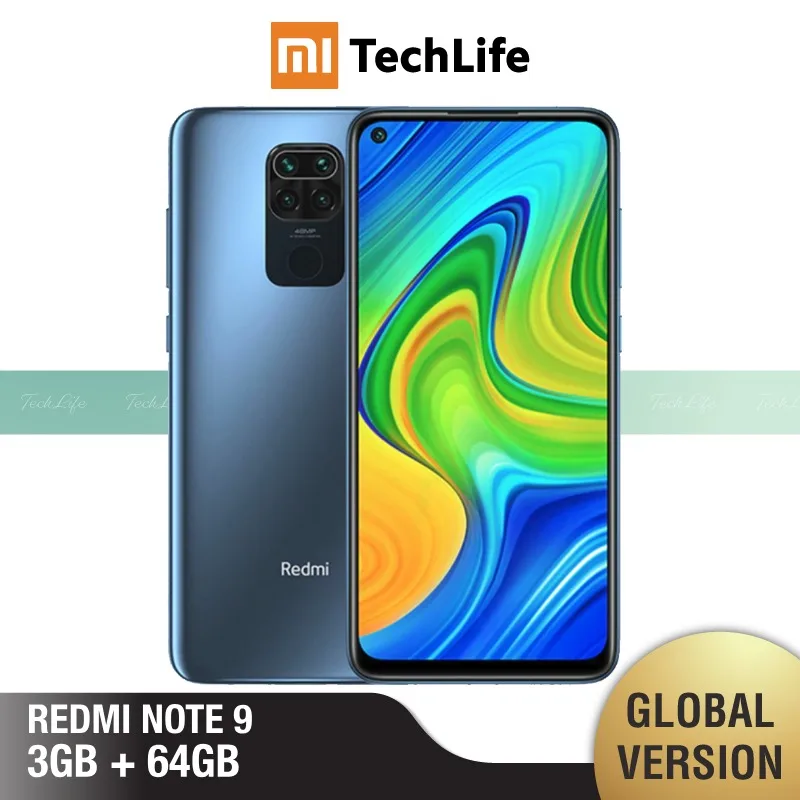 Глобальная версия Xiaomi Redmi Note 9 3 Гб RAM 64 ROM (абсолютно новый/Герметичный) redminote9 note9