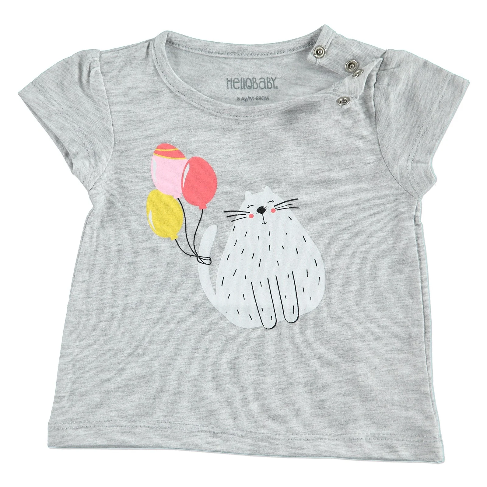 Ebebek HelloBaby/Базовая Детская футболка с короткими рукавами| |