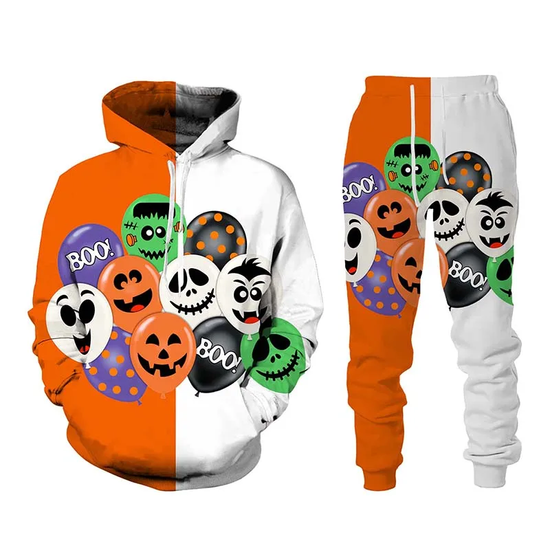 

Funny Pumpkin Halloween 3D printed Hoodie Suit Men and Women Long Sleeve Tracksuit Unisex Halloween Party Clothing