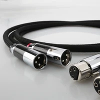 new audiocrast 99 998 ofc silver plated copper hifi silver plating xlr plug interconnect audio cable