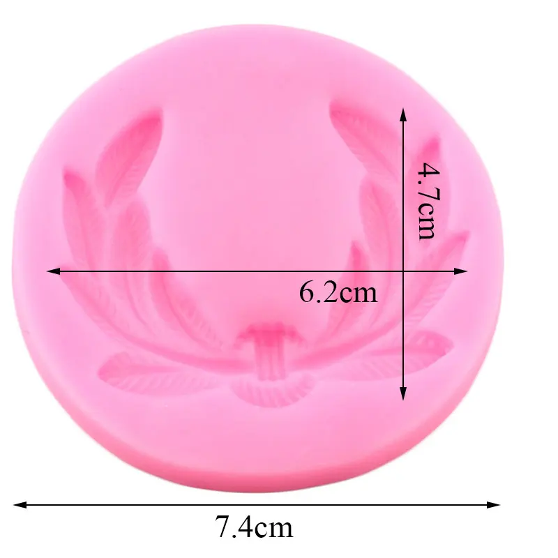Лавровый венок силиконовая форма листья ювелирные изделия Смола формы рельефный