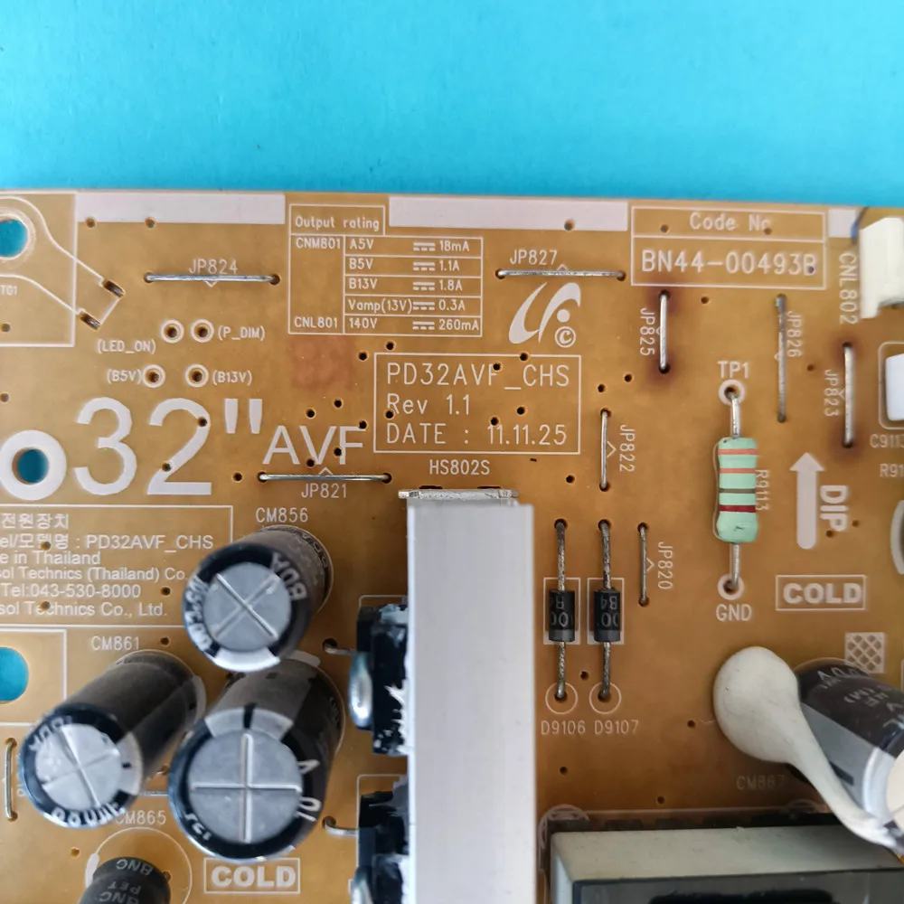 100% test shipping for UA32EH5080R UA32EH5300R power board BN44-00493B PD32AVF_CHS | Circuits