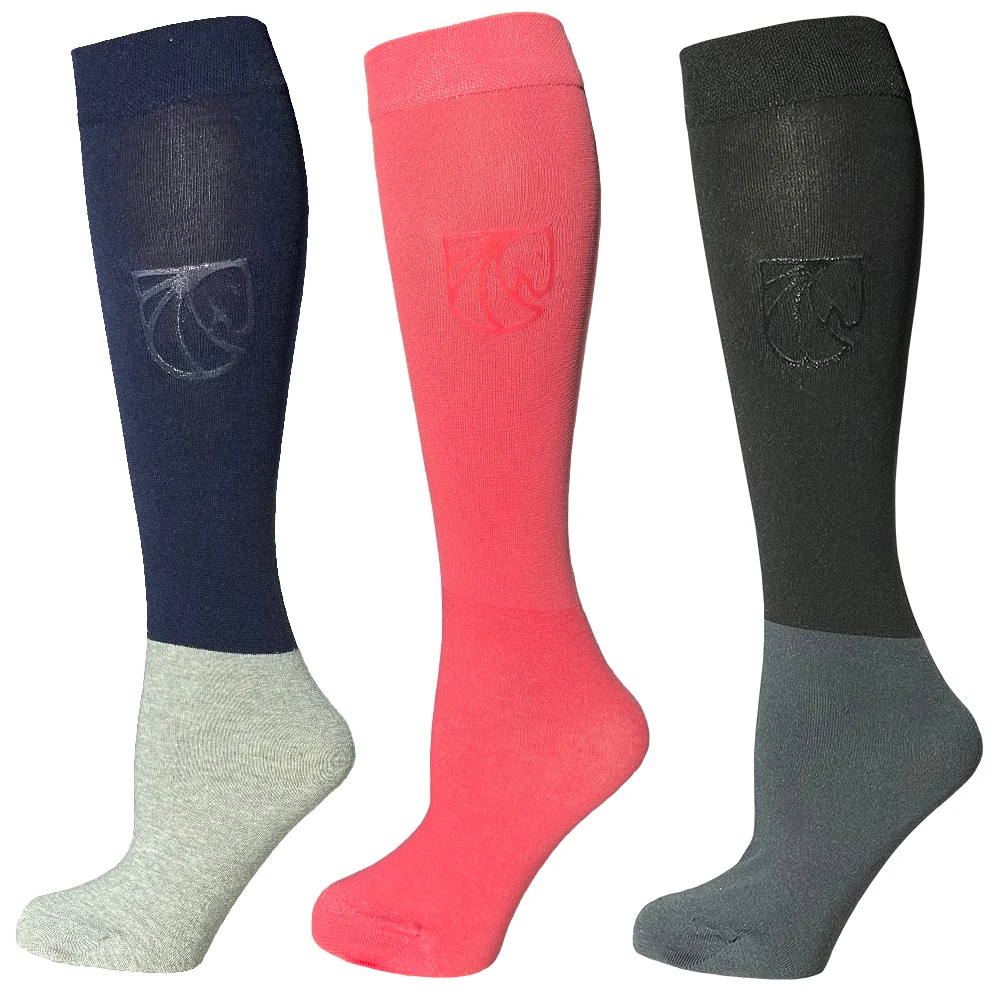 Pramoda 3 Pack equestrian socks for men and women