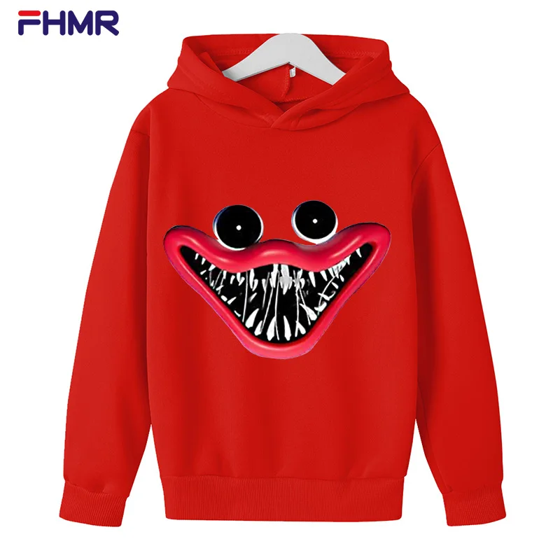 

Boys' and girls' hoodies 2D printed cartoon sweatshirts children's loose oversized comfortable fashion tops