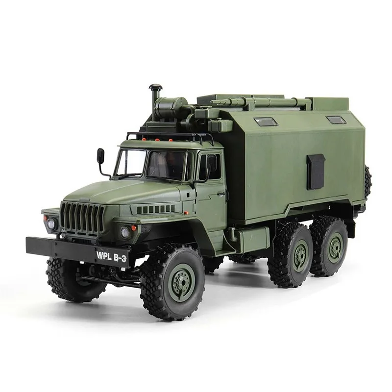 Радиоуправляемый WPL Советский военный грузовик Урал 4WD 1:16 2.4G - WPLB-36 | Игрушки и