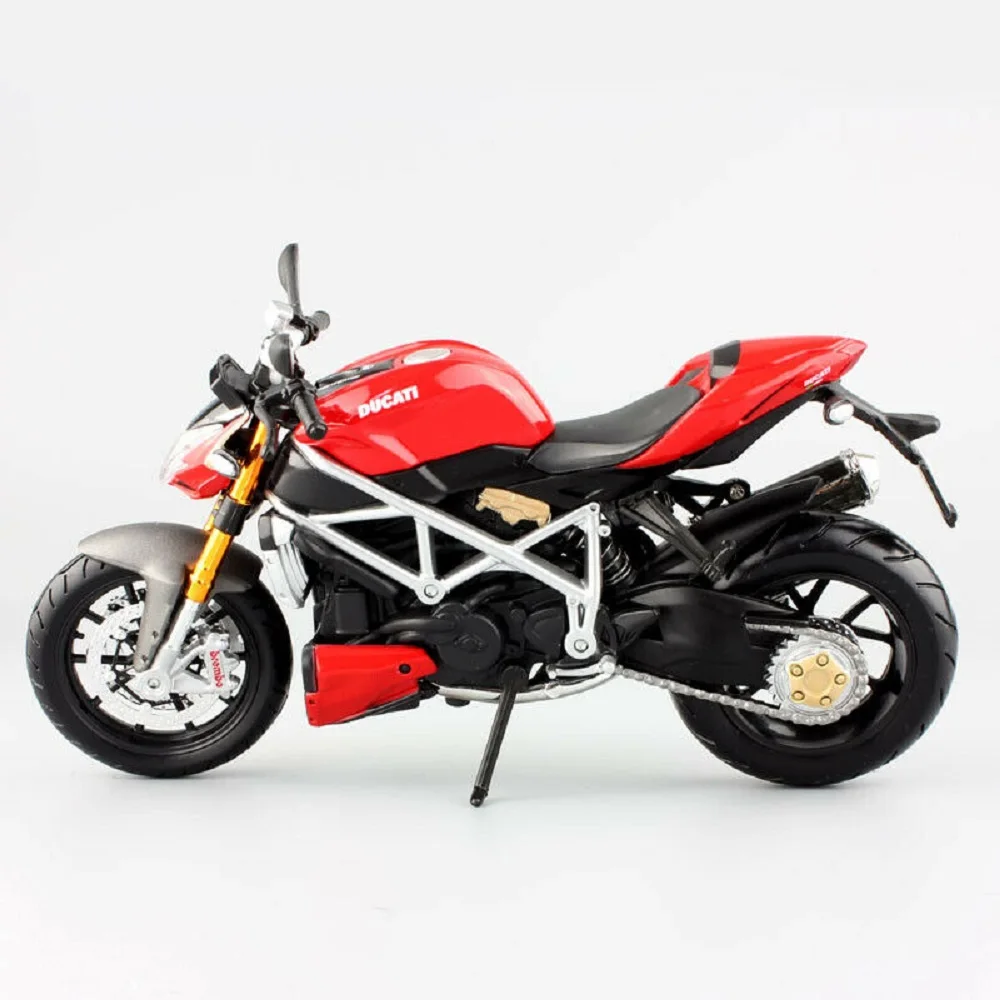 

Maisto 1:12 Ducati мод уличный истребитель мотоциклетный велосипед литая модель новая в коробке