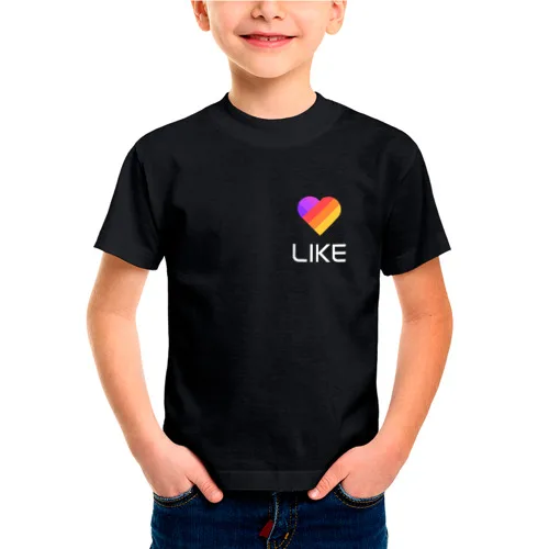 Детская футболка хлопок 100% LIKE для мальчиков и девочек Легкая из хлопка с рисунком