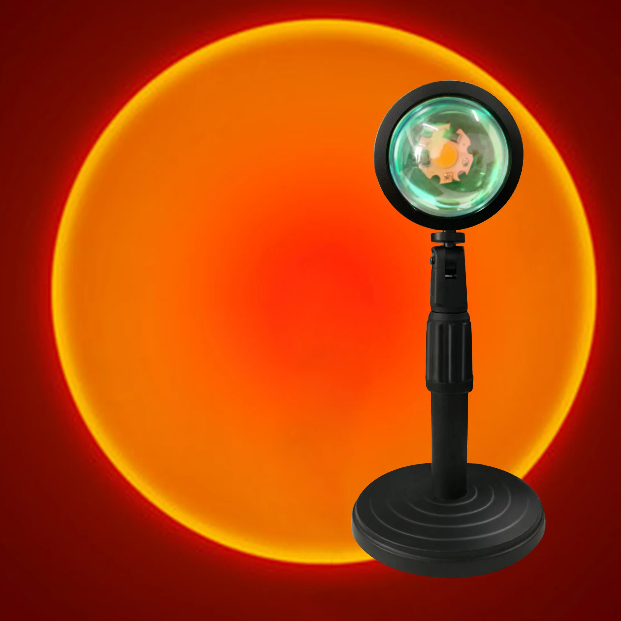 

USB Радуга закат красный заполняющий свет светодиодный светильник проекция солнца настольная лампа для видео спальни бара Кофейни магазина ...