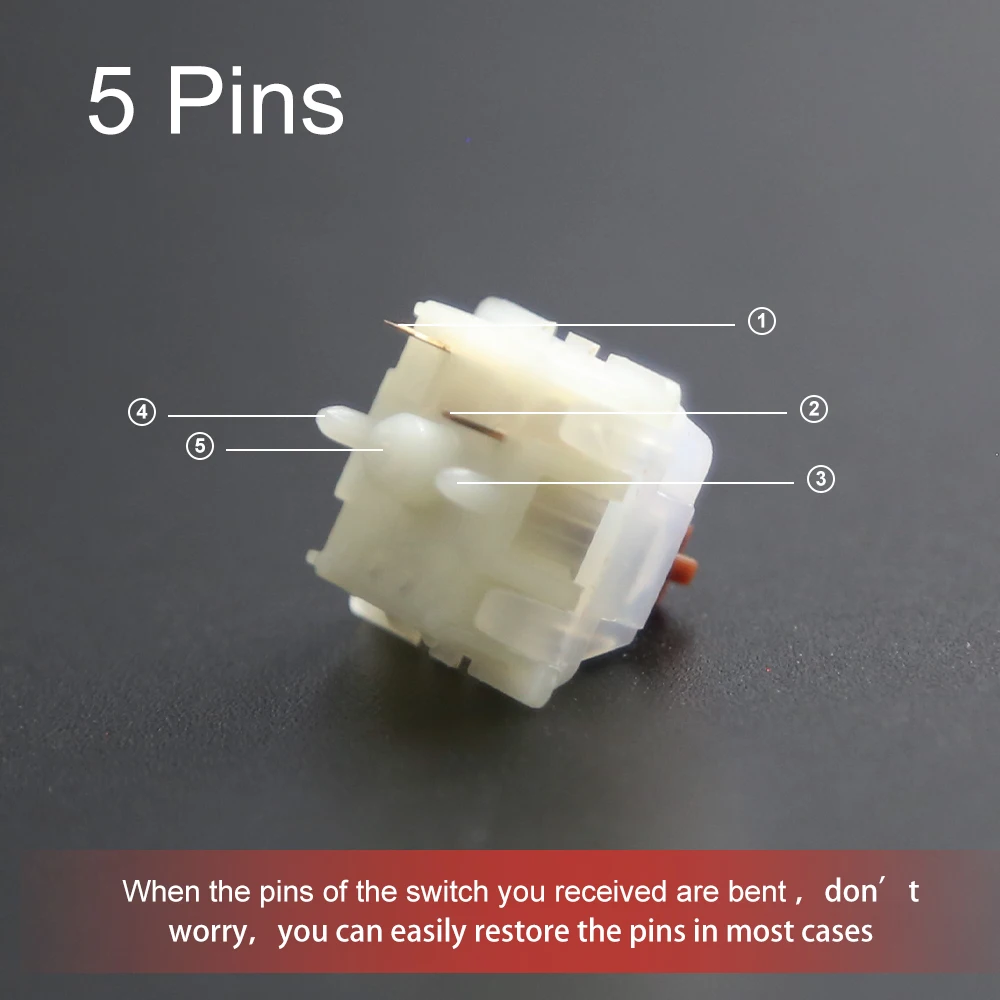 Клавиатура Gateron RGB игровые переключатели 5Pin MX линейная тактильная механическая