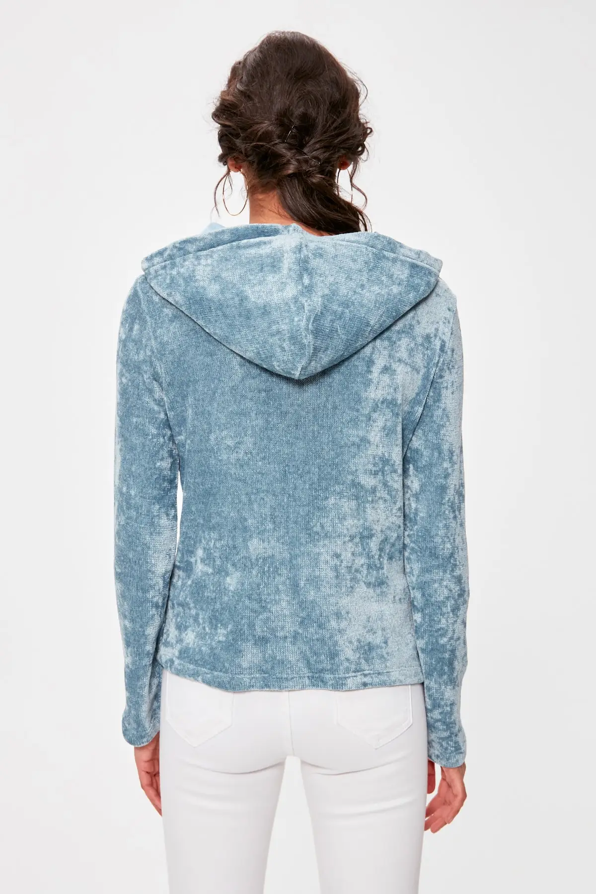 Trendyol мятный трикотажный Свитшот TWOAW20SW0268