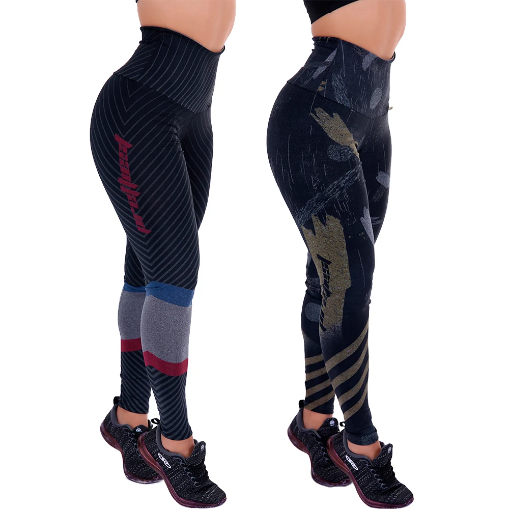 

KIT 2 LEGGINGS MESCLA SUBLIMADA GOLD/FRANCE ZERO TRANSPARÊNCIA