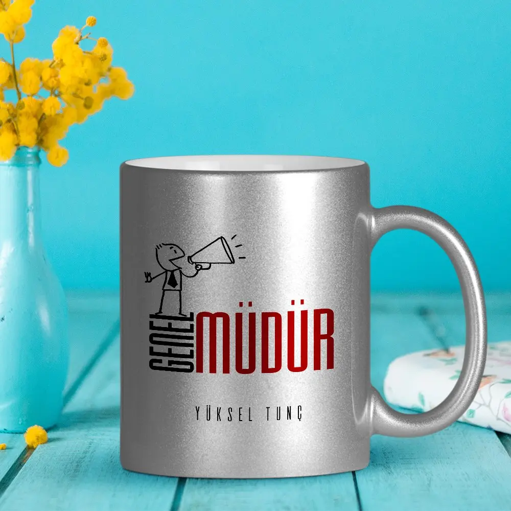 

Персонализированная профессиональная позолоченная кружка общего менеджера