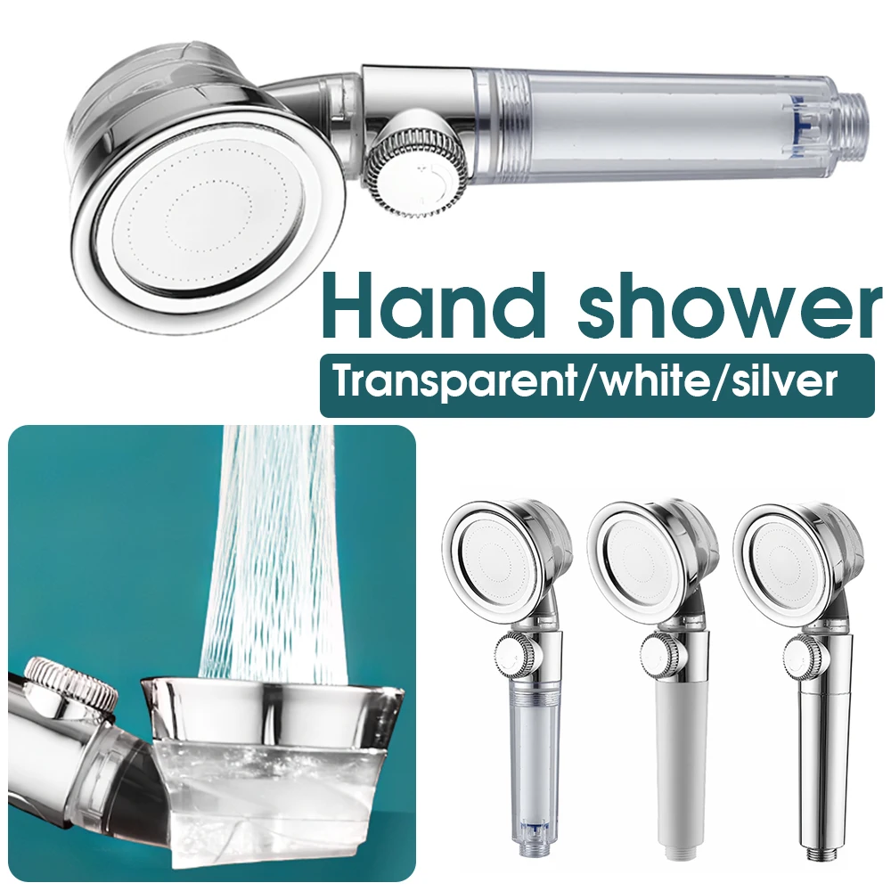 

NEW Hand-held Pressurized Shower Head High Pressure Water Saving Adjustable Bathroom Accessories Spray Nozzle Shower Head