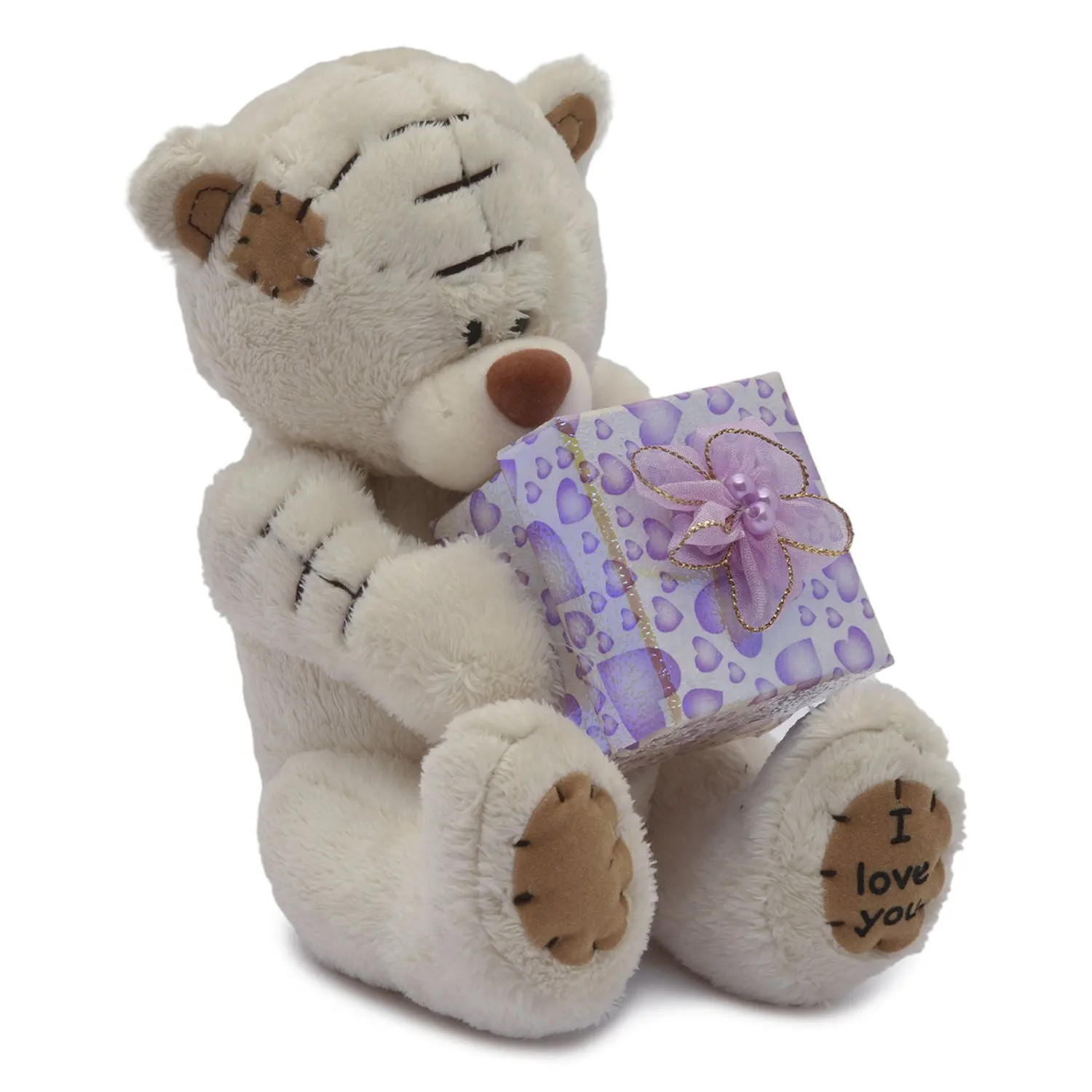 Игрушка мягкая Ball Masquearde Медвежонок с коробочкой бежевый 13см | Игрушки и хобби