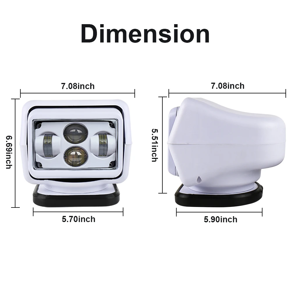 Вращающийся на 360 градусов беспроводной пульт дистанционного управления 12/24 в 60