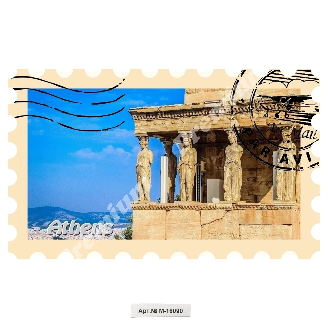 Афины Греция Сувенирный подарочный магнит | Дом и сад
