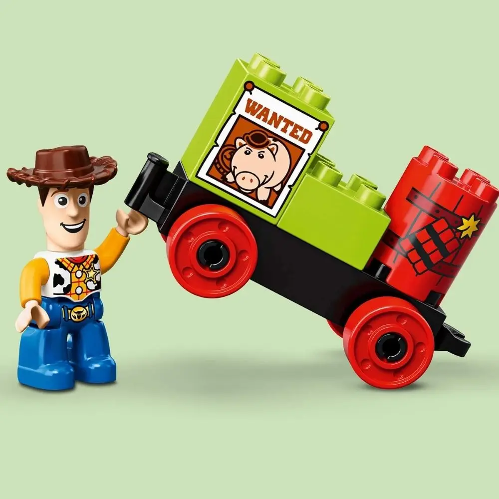 LEGO DUPLO поезд История игрушек (10894) с фигурками Вуди Базз Лайтер Дисней блоки duplo