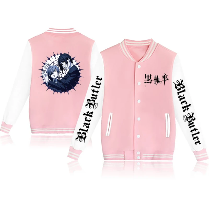 Мужская куртка-бомбер аниме черный Батлер Z Топ осень-весна 2022 куртка спортивная