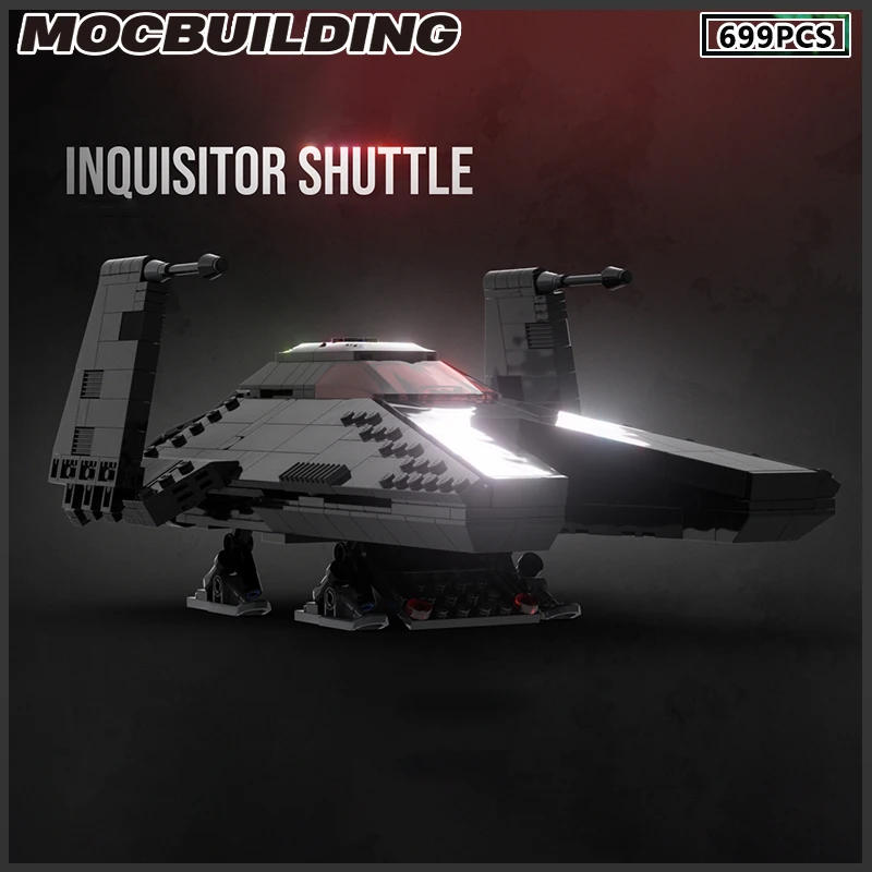 Inquiosotor Shuttle N-1 Naboo Starfighter Bricks Moc Building Blocks Star Movie Battle Spaceship DIY Model Kid Toys Birthday Gif