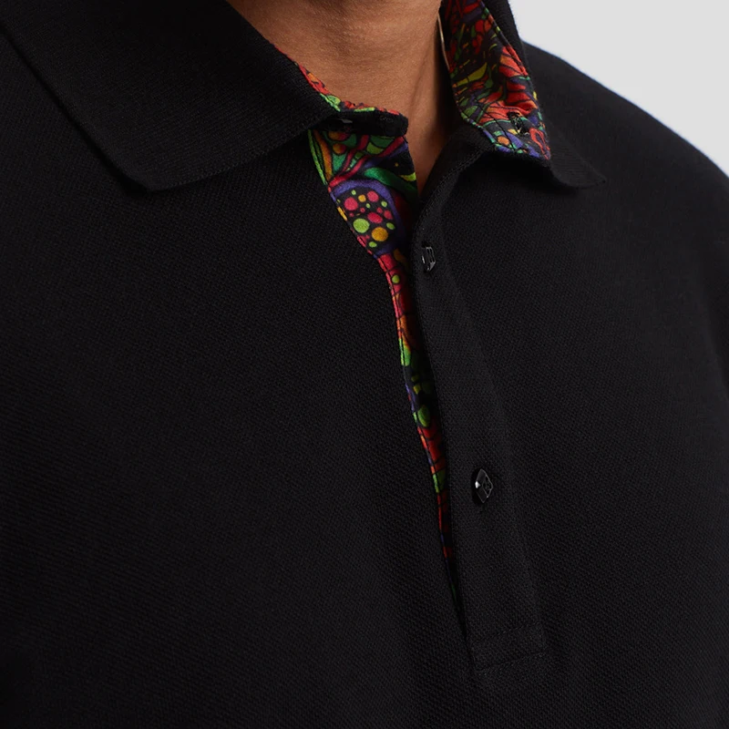 

2020 Tbasic Premium Quality Men Polo Shirt Casual Pattern Paisley Collar T-shirt Regular %100 Cotton 3 Colour Male T shirt