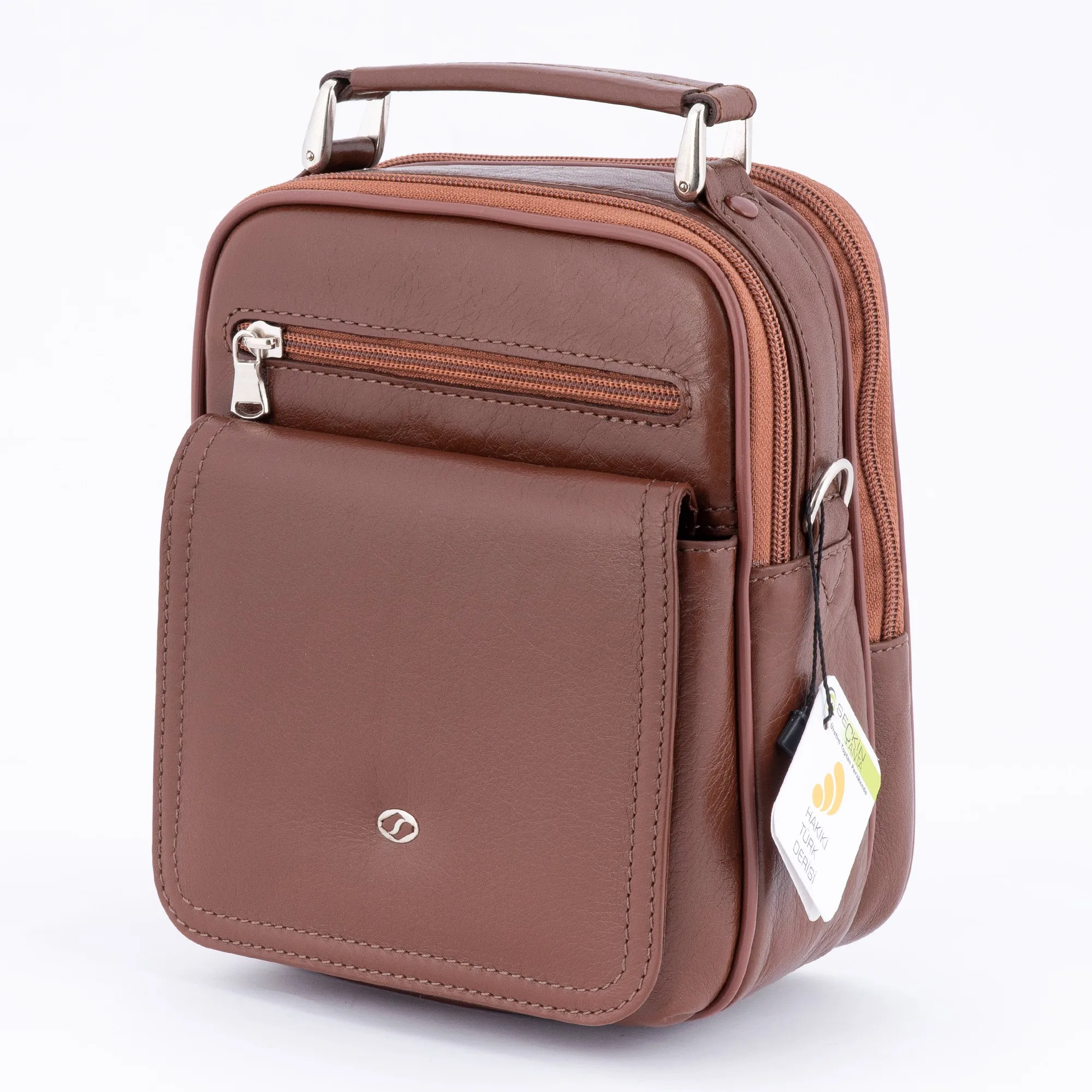 

Genuine Turkish Leather Real Cowhide Men Casual Fashion Bag Messenger Bag Small Shoulder Bag Crossbody Bags for Men Handbags