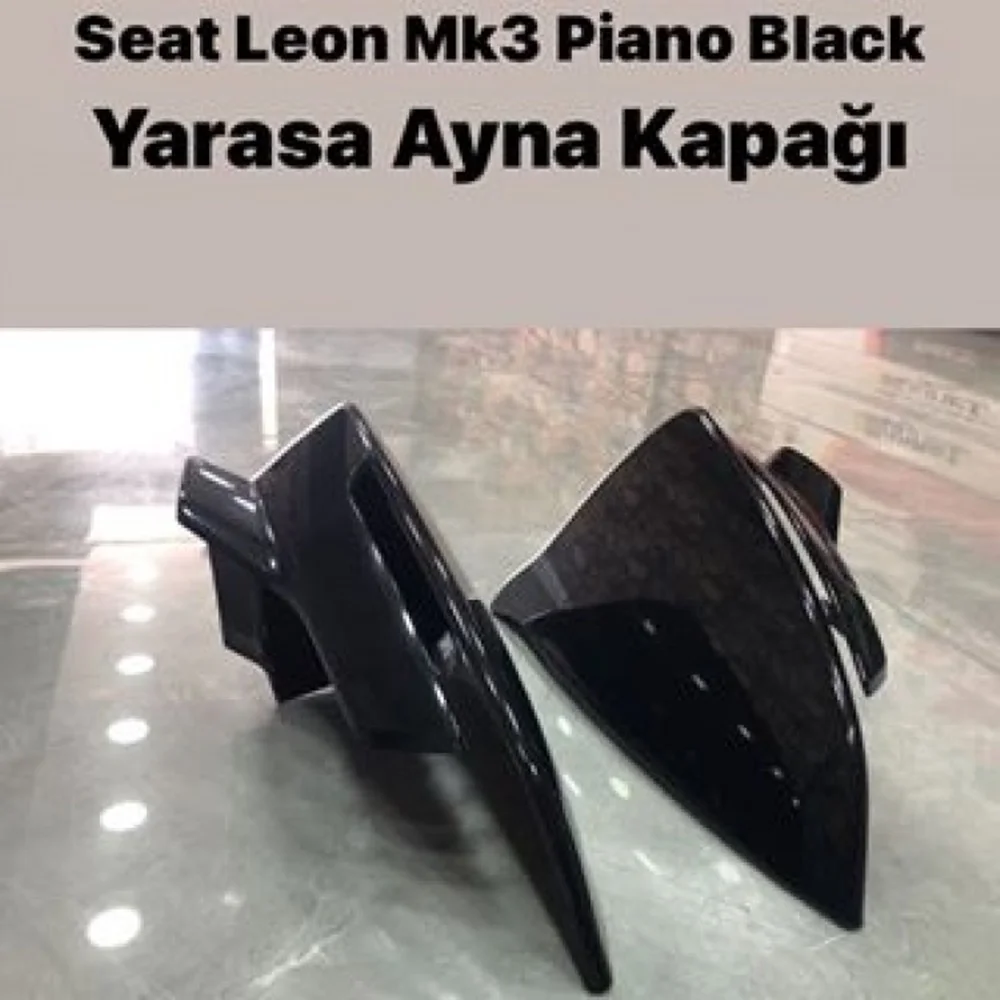Для сиденья Leon зеркальный чехол Бэтмен Mk3 5F FR-Cupra 2012 - 2018 пианино черный левый и