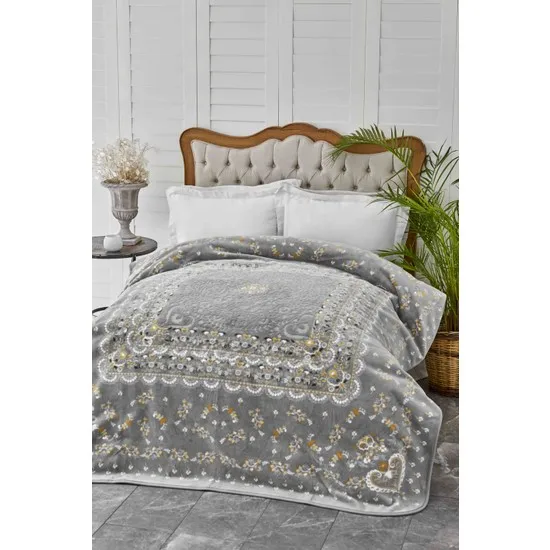 

Турецкое одеяло karaca Home 200x220 см Mihver модель двойной размер 100% полиэстер