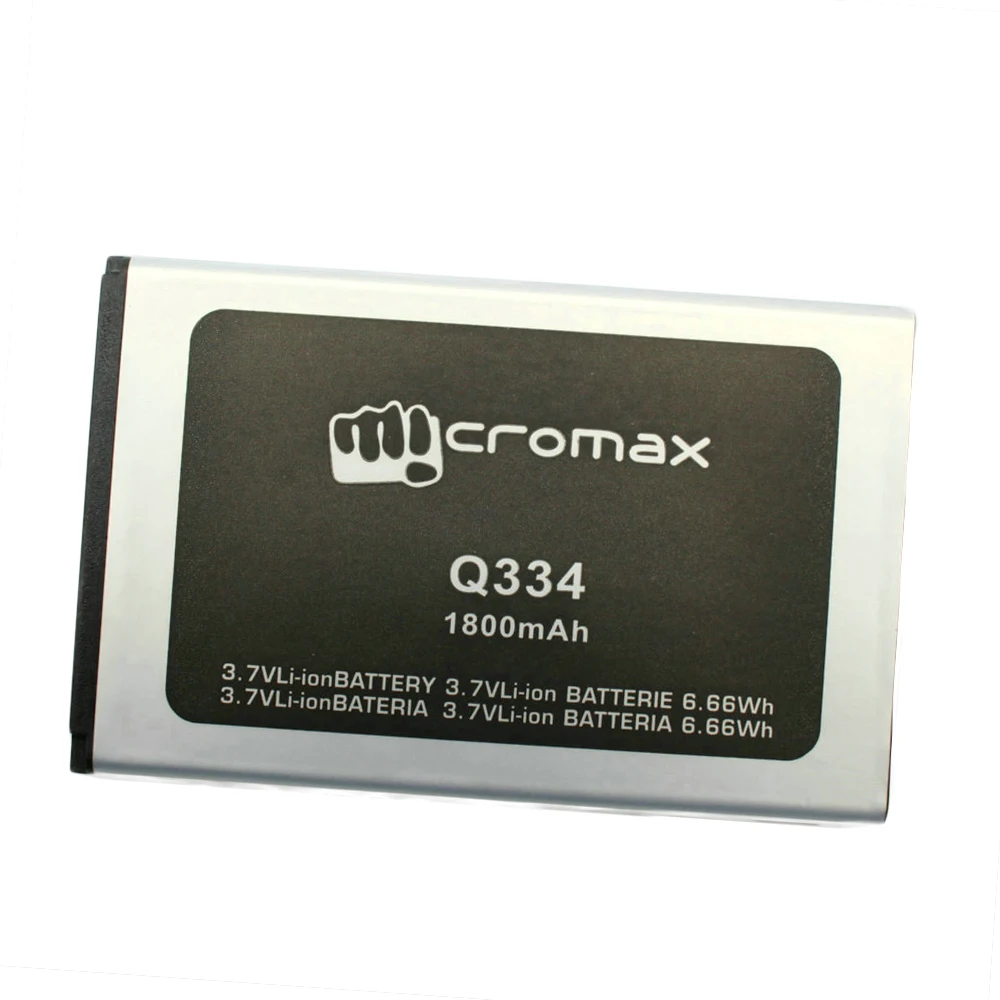 Литий-ионный аккумулятор 20 шт./лот Q334 1800 мАч для Micromax Q 334 мобильный телефон |