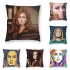 Адель Эдкинс Pop Star чехол для диванной подушки 40x40 полиэстер английский певец Подушка Чехол для автомобиля квадратная Подушка Чехол для гостиной украшение