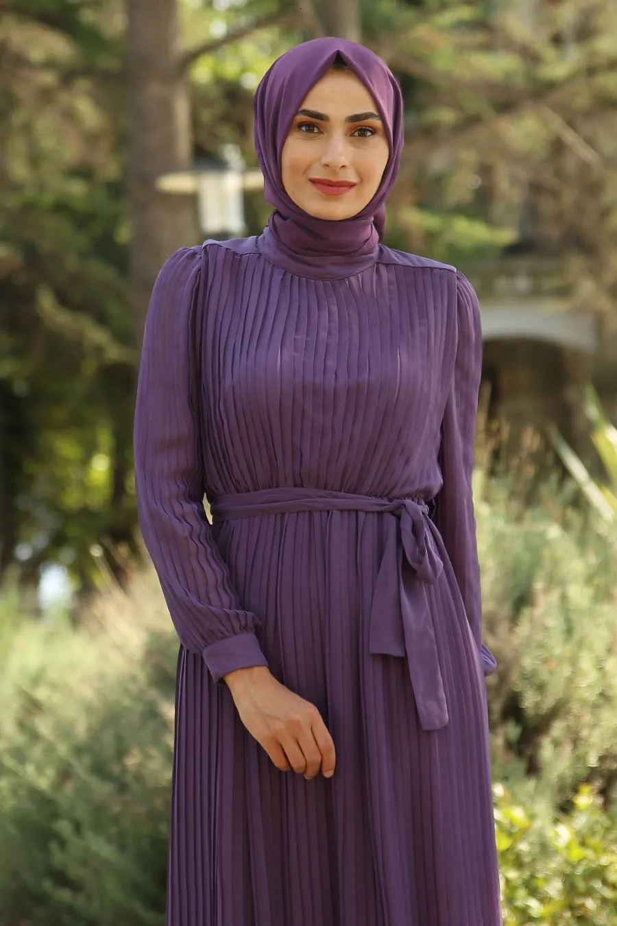 

Long Chiffon Dress Women Dressy Dress Turkish Fashion Islamic Muslim Spring Summer Modern Clothing Turkey 2013