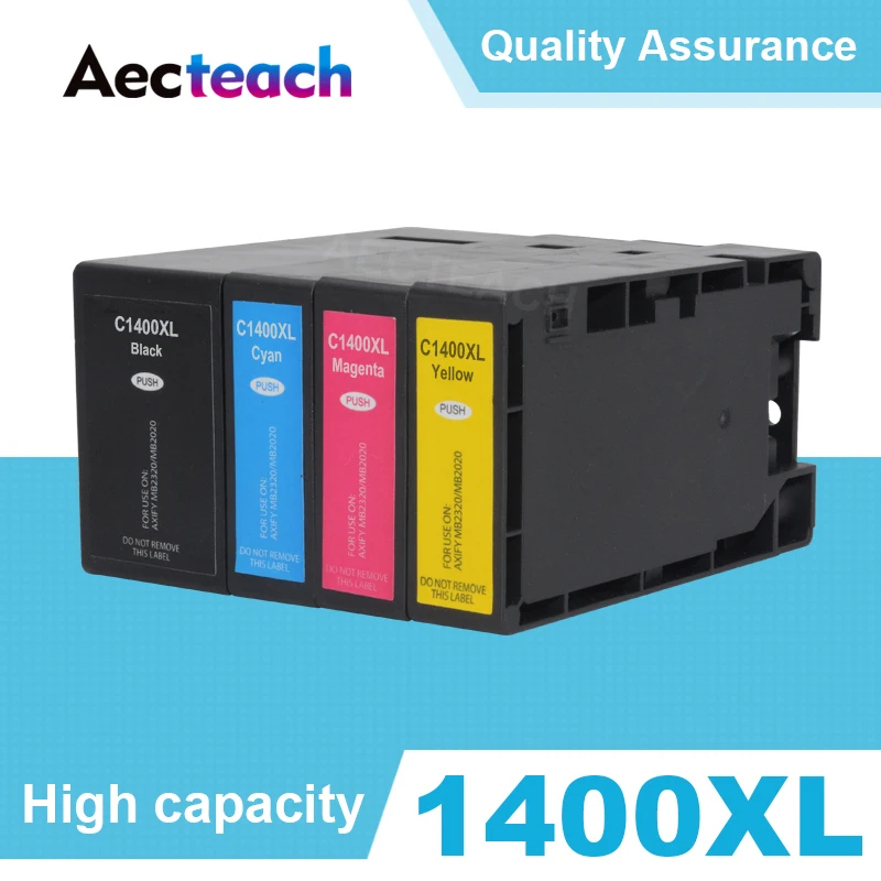 

Aecteach PGI-1400XL Compatible Ink Cartridge For Canon MAXIFY MB2340 MB2040 MB2140 MB2740 Printers Full Ink PGI 1400 PGI1400 XL