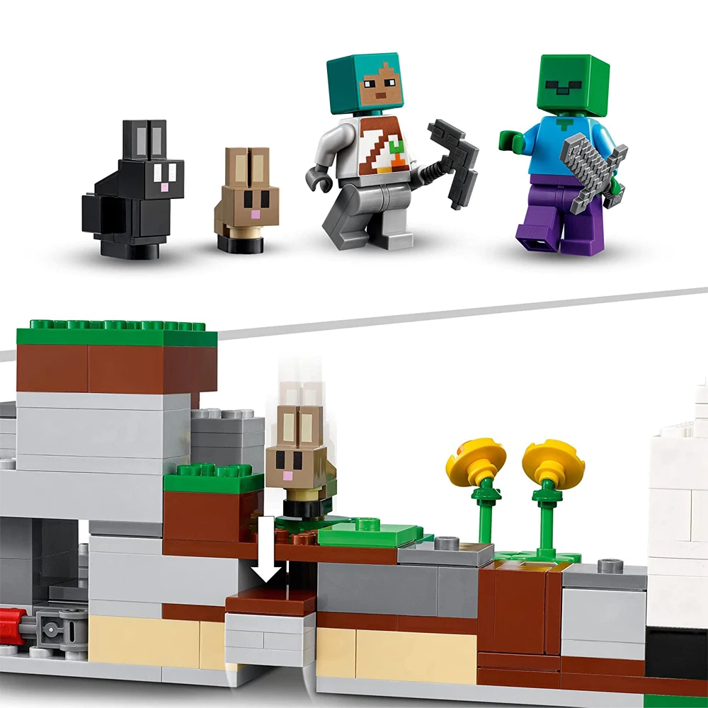Конструктор LEGO Minecraft кролик ранчо 21181 оригинал для детей новая игрушка подарок на