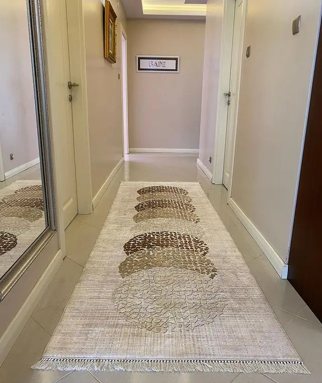 

Home Decoration Trend Design Corridor Rug Washable Cold-Proof Slip-Resistant Latex Leather Outsole Decorative Carpet